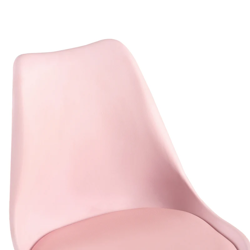 Chaises de salle à manger TULIP rembourrées (Lot de 2/4) - Rose