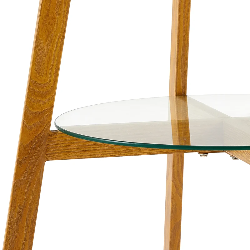 Table Ronde Double en Verre avec Cercles Grands et Petits - MASSA