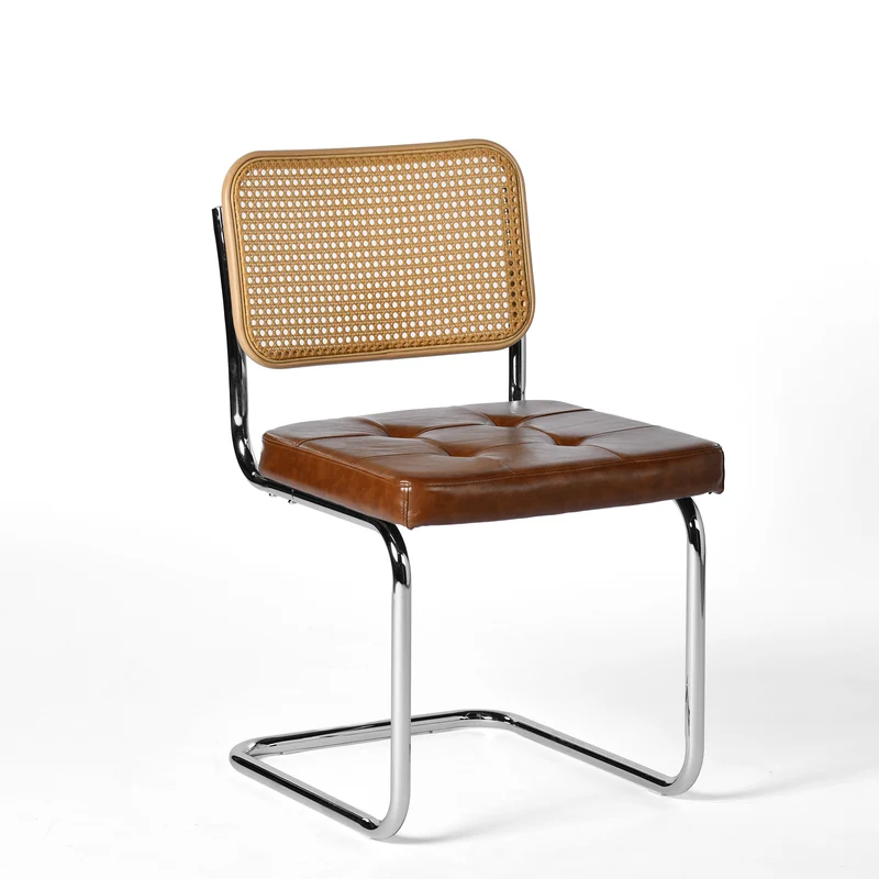 Ensemble de 2 chaises classiques style rotin années 50 - Durables et faciles à utiliser | EGGREE