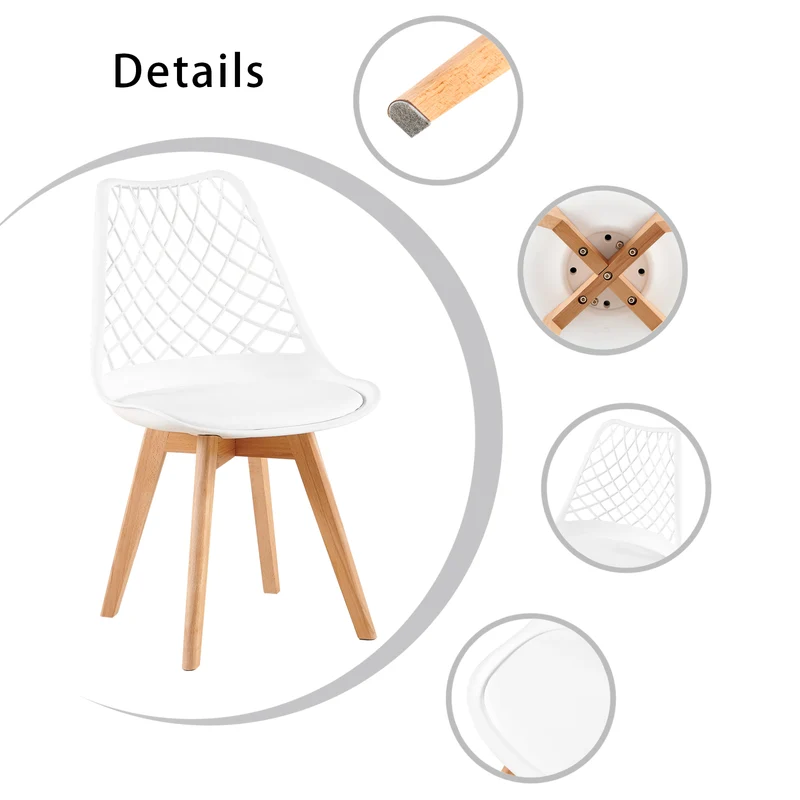 【MYSTERY BOX】Ensemble de 4 chaises design aléatoires - Seulement 88 € ! (Valeur 95-120 €+) - Livraison gratuite