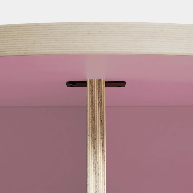 TABLE RONDE ROSE