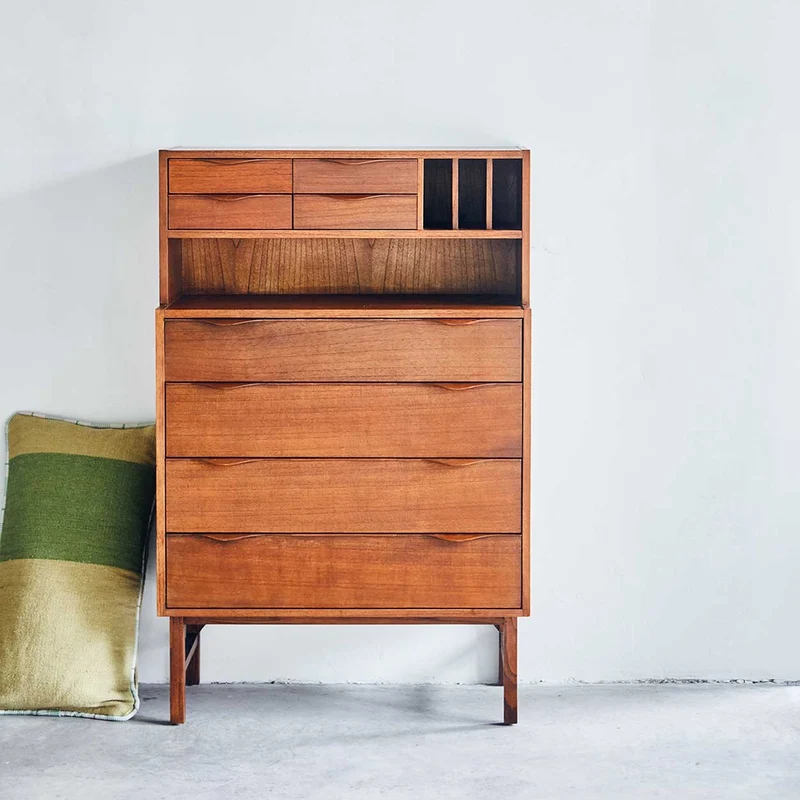 SECRÉTAIRE EN BOIS TEINTÉ
