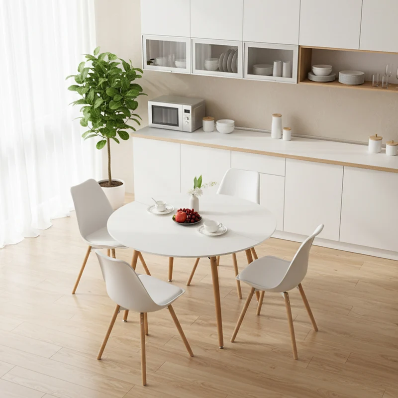 Table ronde Interrupt 120 cm - Blanche