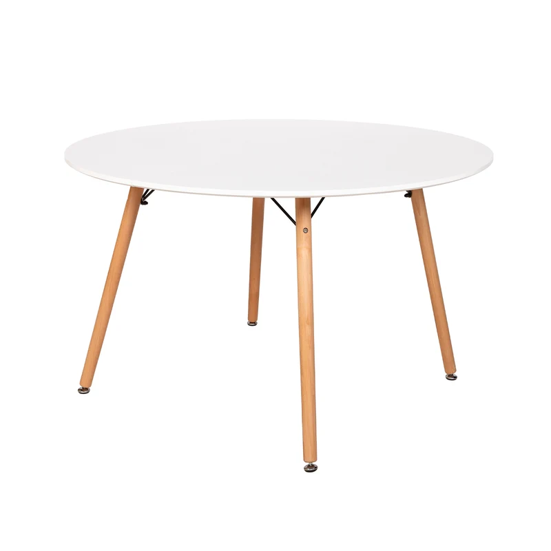 Table ronde Interrupt 120 cm - Blanche