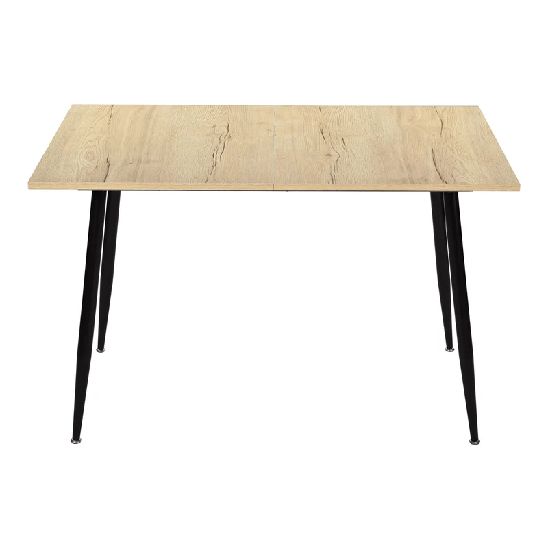 Table de salle à manger extensible ONAVA, table de cuisine rectangulaire en chêne, 120-160 cm
