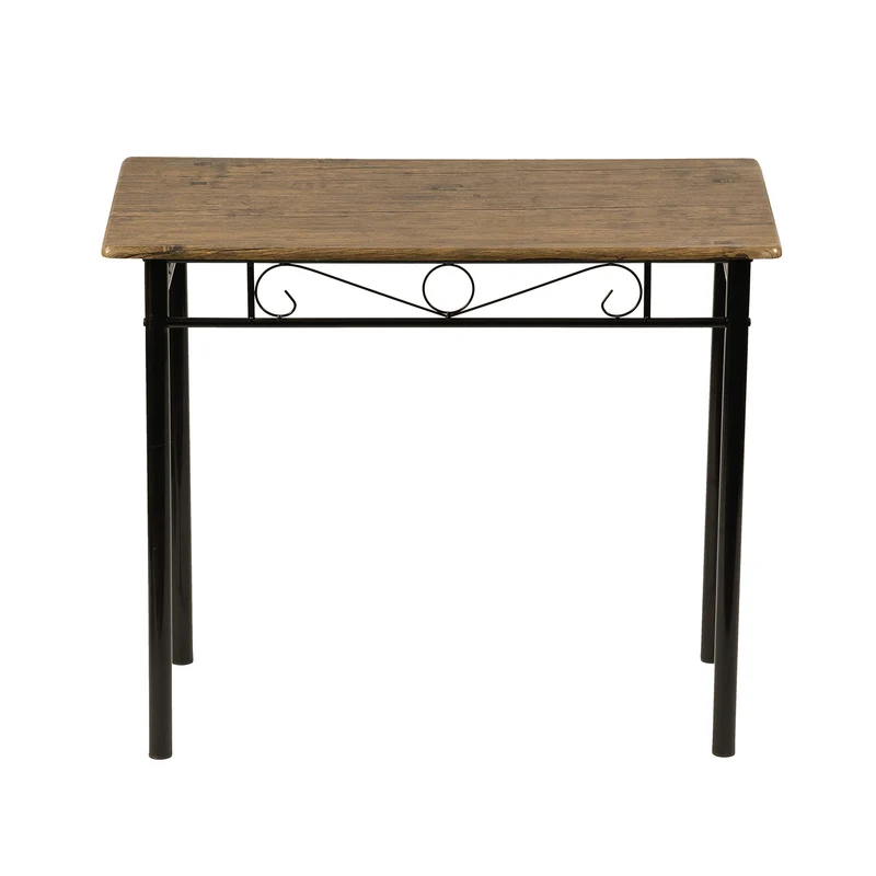 NORSEMAN Ensemble de Salle à Manger 3 Pièces, Table à Manger Rectangulaire avec 2 Chaises 90*48*75cm - Couleurs disponibles