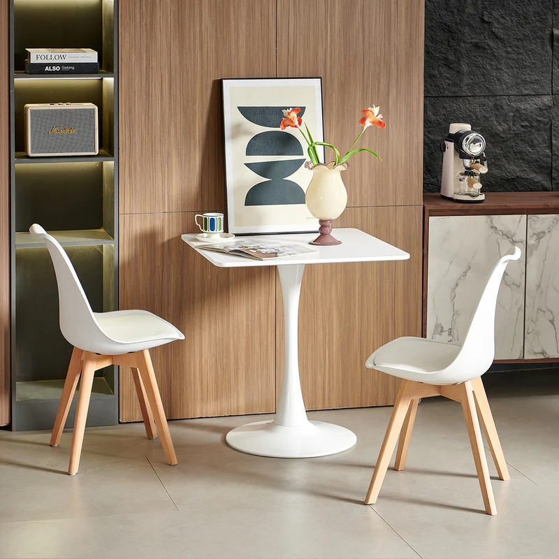 Table Tulipe Rectangulaire Blanche Balcon - RAMON