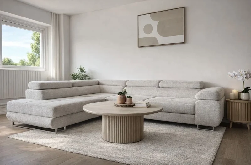 Canapé d’Angle Convertible Toulouse – Design, Confort & Fonctionnalité