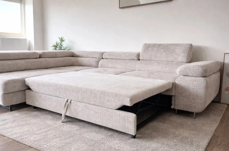 Canapé d’Angle Convertible Toulouse – Design, Confort & Fonctionnalité