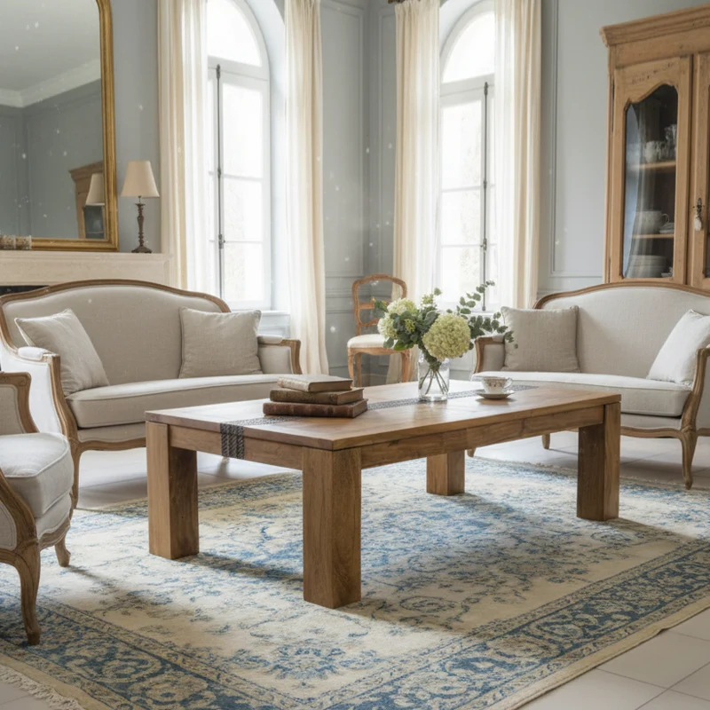 Table basse rectangulaire | Acacia Tatoo