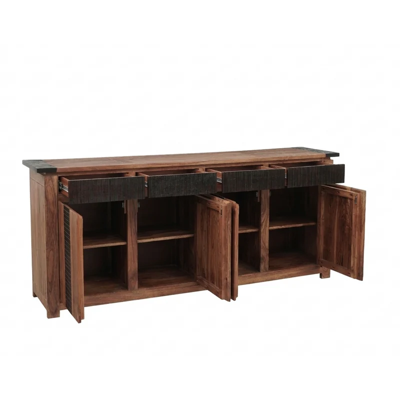Buffet 4 Portes 4 Tiroirs | Acacia Moon