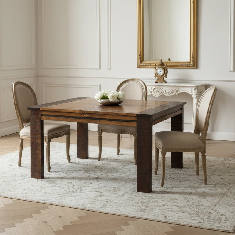 Table a manger carrée 140 cm | Acacia Moon