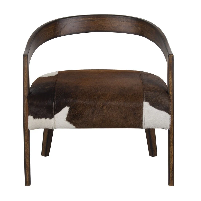 Fauteuil de cuir de vache Matador | Cuir