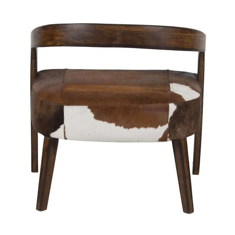 Fauteuil de cuir de vache Matador | Cuir