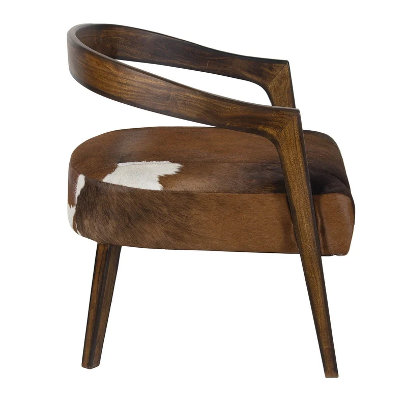 Fauteuil de cuir de vache Matador | Cuir