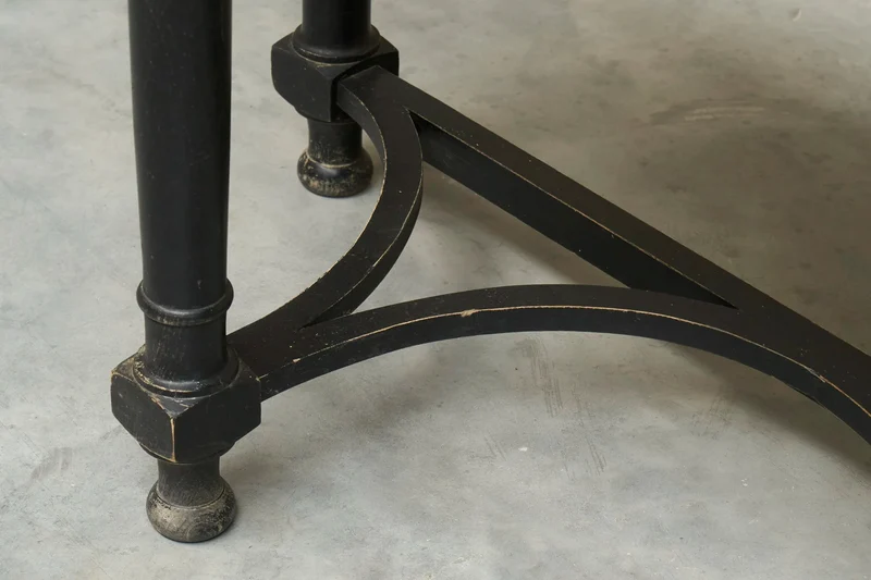 Pair of Ebonized Console Tables Early 19th Century