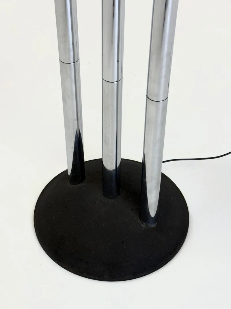 Vintage Chrome Tubular Floor Lamp by Goffredo Reggiani, 1970s