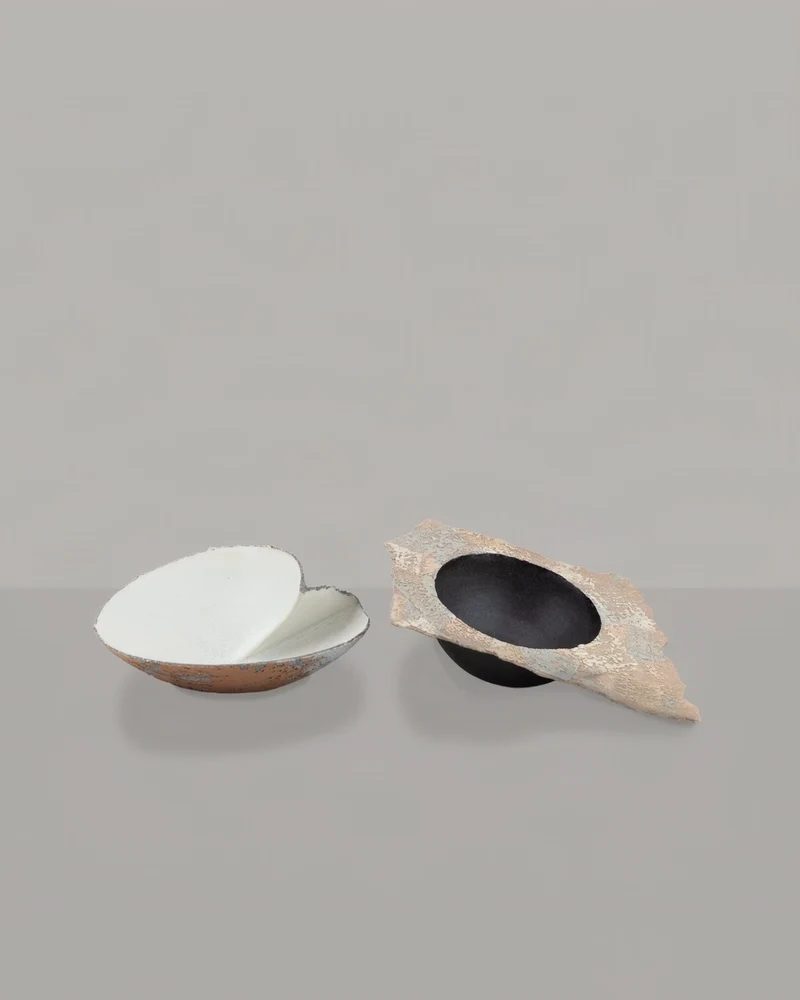 Pair of Decorative Sculptural Bowls