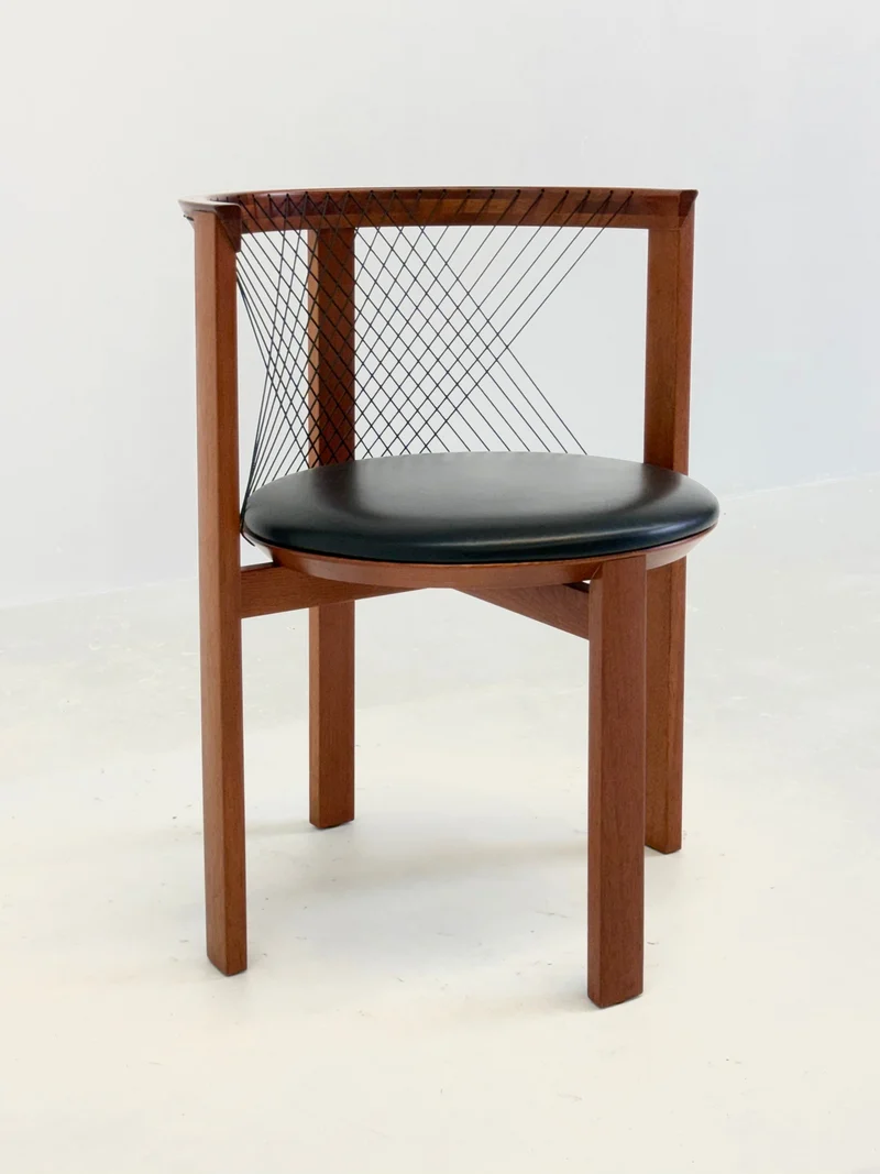 Set of 4 Tranekær String Chairs by Niels Jørgen Haugesen