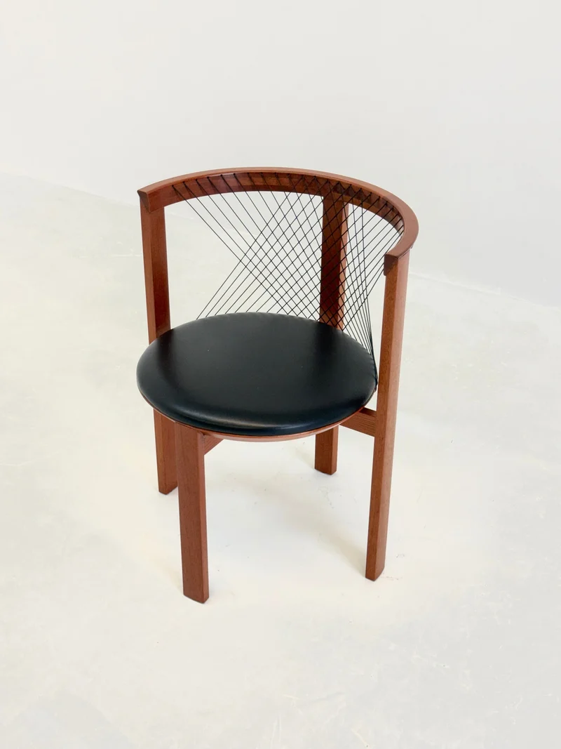 Set of 4 Tranekær String Chairs by Niels Jørgen Haugesen