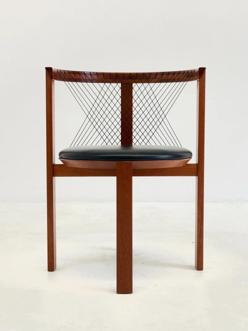 Set of 4 Tranekær String Chairs by Niels Jørgen Haugesen