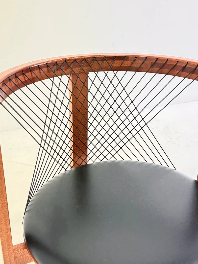 Set of 4 Tranekær String Chairs by Niels Jørgen Haugesen