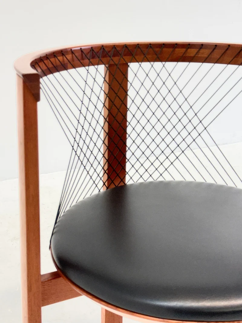 Set of 4 Tranekær String Chairs by Niels Jørgen Haugesen