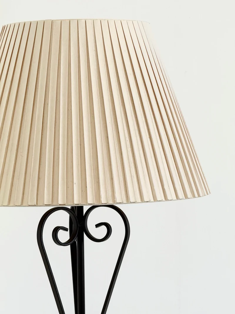 Vintage Wrought Iron Table Lamp