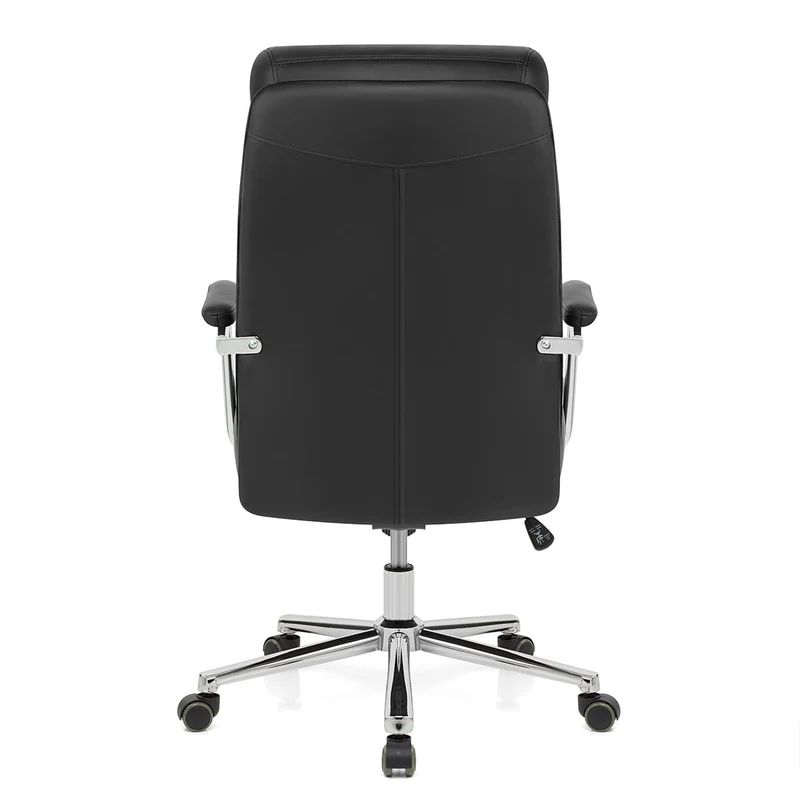 Chaise de Bureau Faux Cuir - Lyon Noir