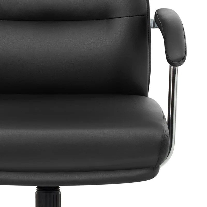 Chaise de Bureau Faux Cuir - Lyon Noir