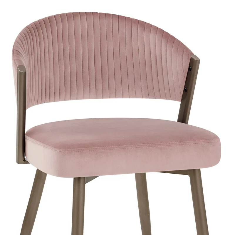 Chaise Velours - Lusso Rose