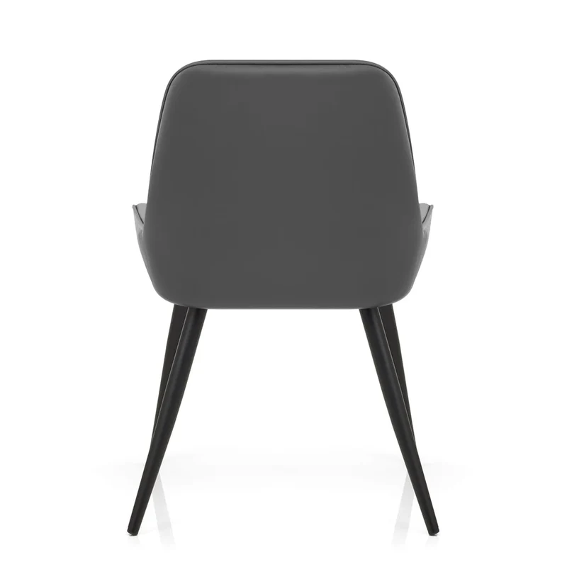 Chaise Faux Cuir - Mustang Gris Foncé