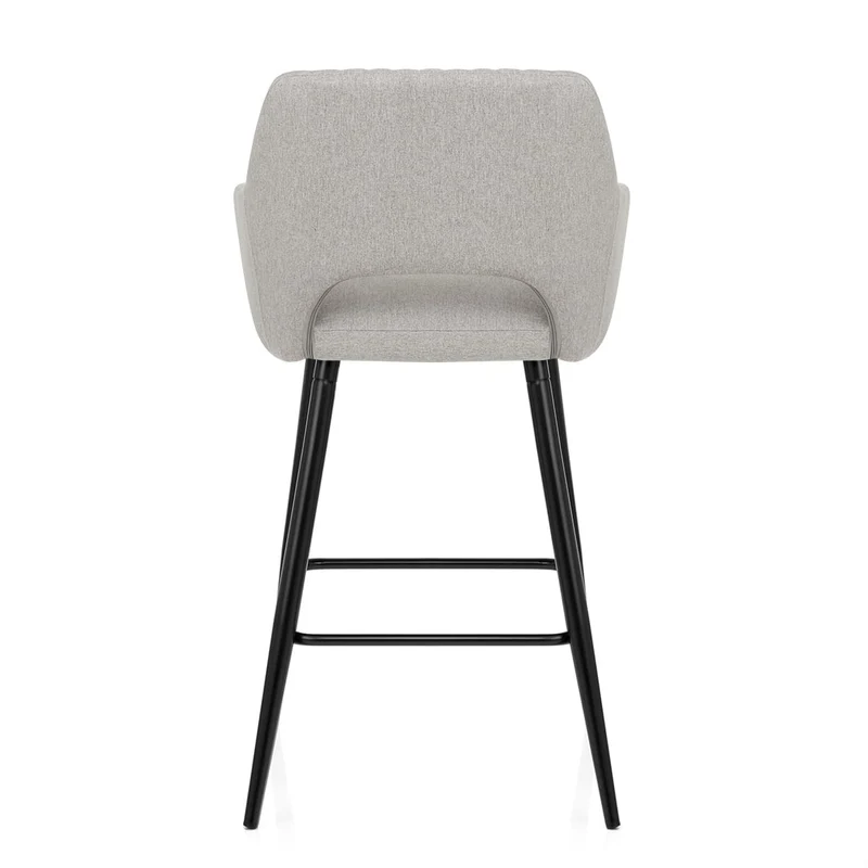 Tabouret de Bar Tissu - Lopez Gris