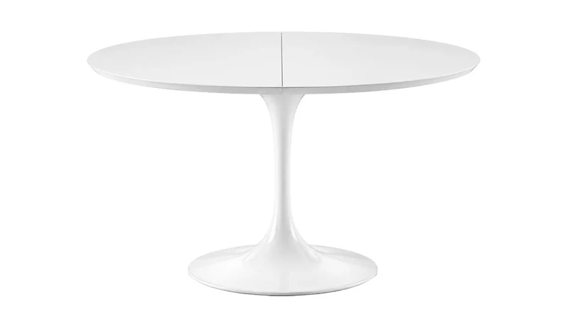 TULIP Round table extensible plateau en laminé