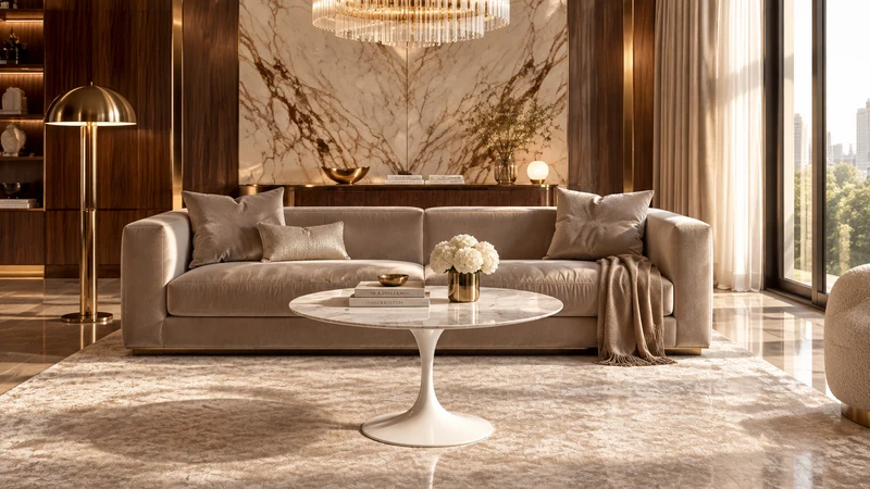 Tulip Table basse marbre