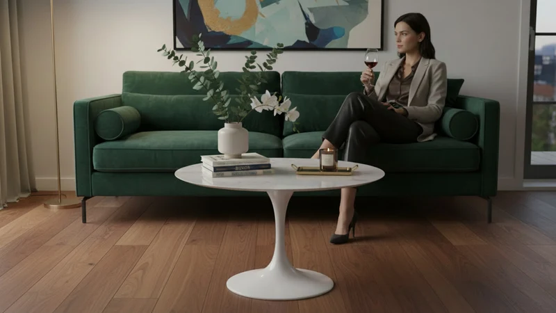 Tulip Table basse marbre