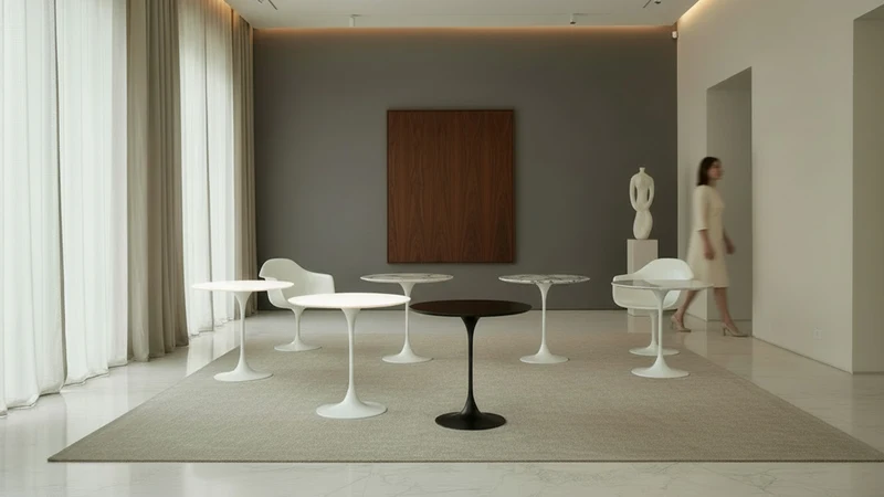 TULIP Table d'appoint ronde