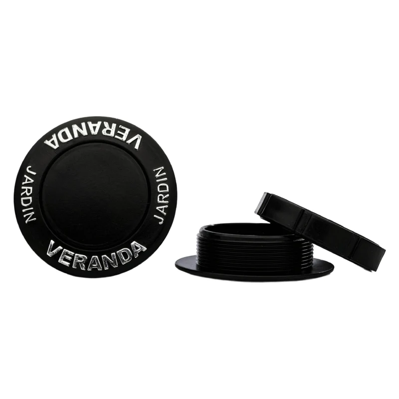 Bouchon pour centre de table robuste noir - Kaza