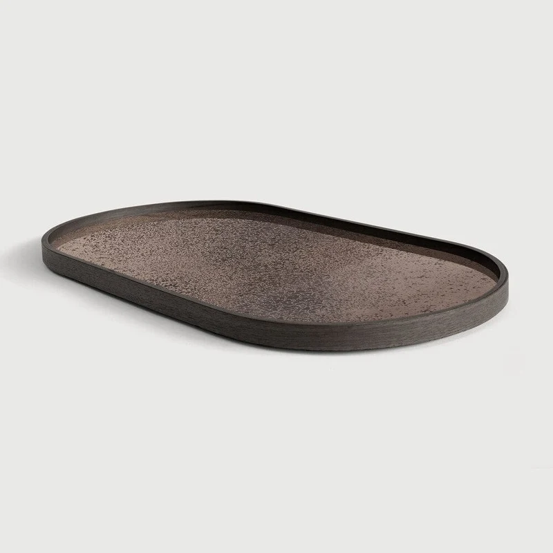 Ethnicraft Plateau en Miroir Aged - Bronze