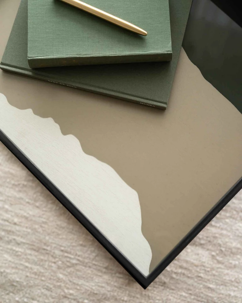 Ethnicraft Plateau Carré Wabi Sabi – Verre