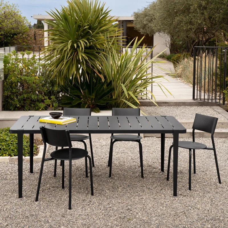 Table de jardin - acier thermolaqué