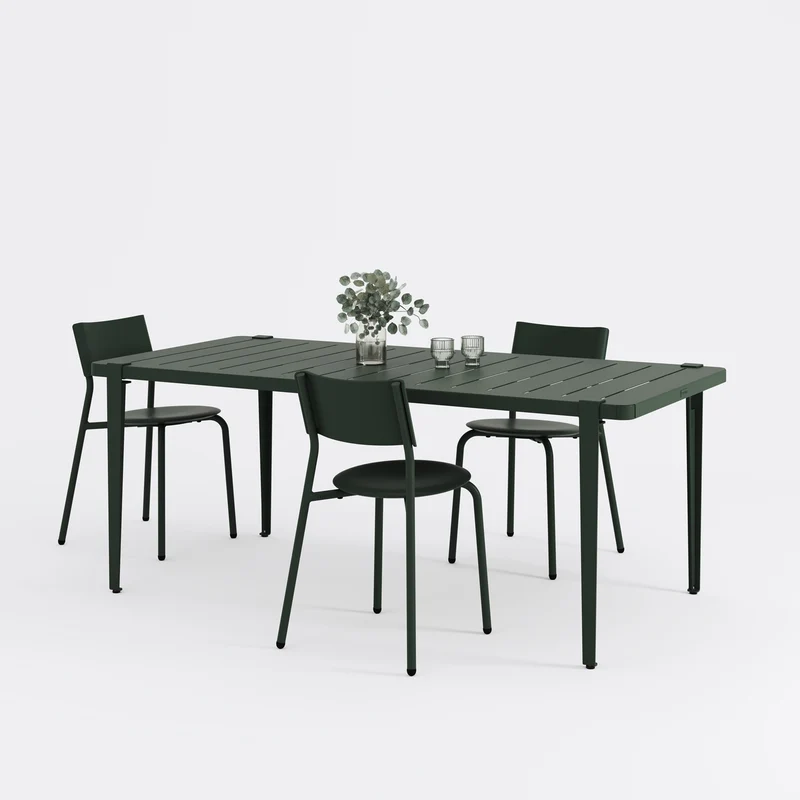 Table de jardin - acier thermolaqué