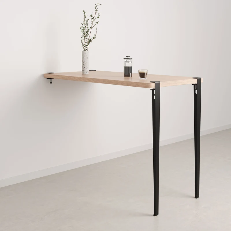 Table haute murale TIPTOE - bois éco-certifié