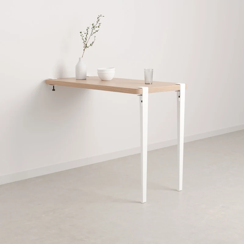 Table haute murale TIPTOE - bois éco-certifié