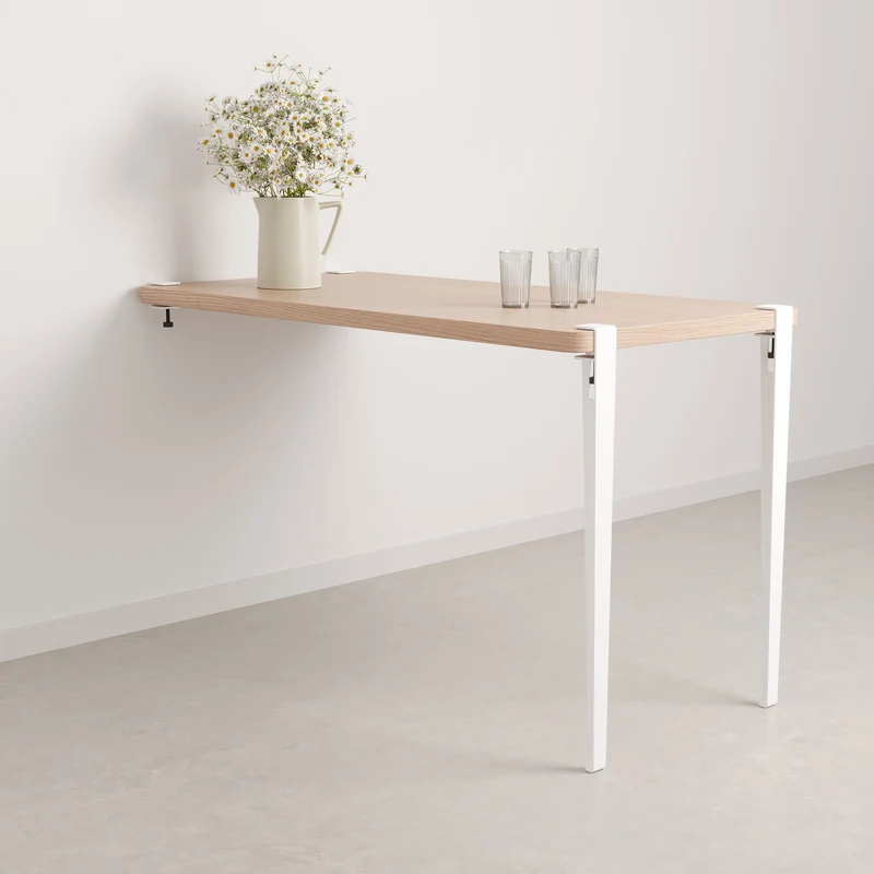 Table haute murale TIPTOE - bois éco-certifié