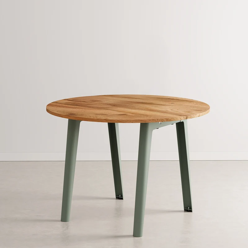 Table ronde NEW MODERN Ø 110cm - bois ancien recyclé