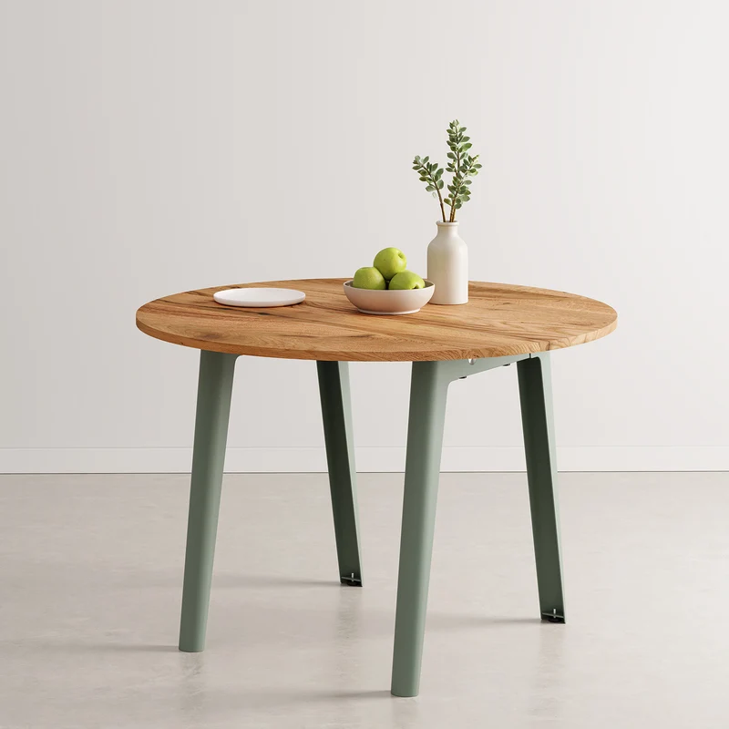 Table ronde NEW MODERN Ø 110cm - bois ancien recyclé