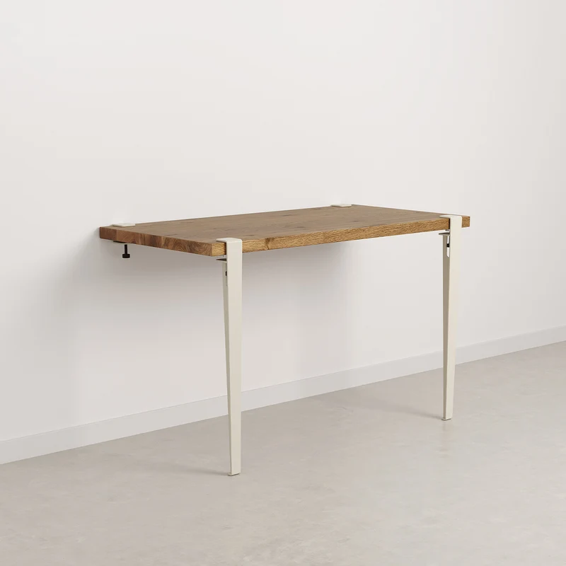 Bureau mural TIPTOE 120x60cm - bois ancien recyclé