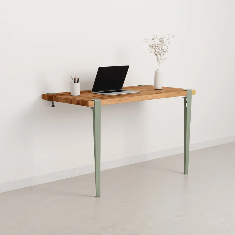 Bureau mural TIPTOE 120x60cm - bois ancien recyclé