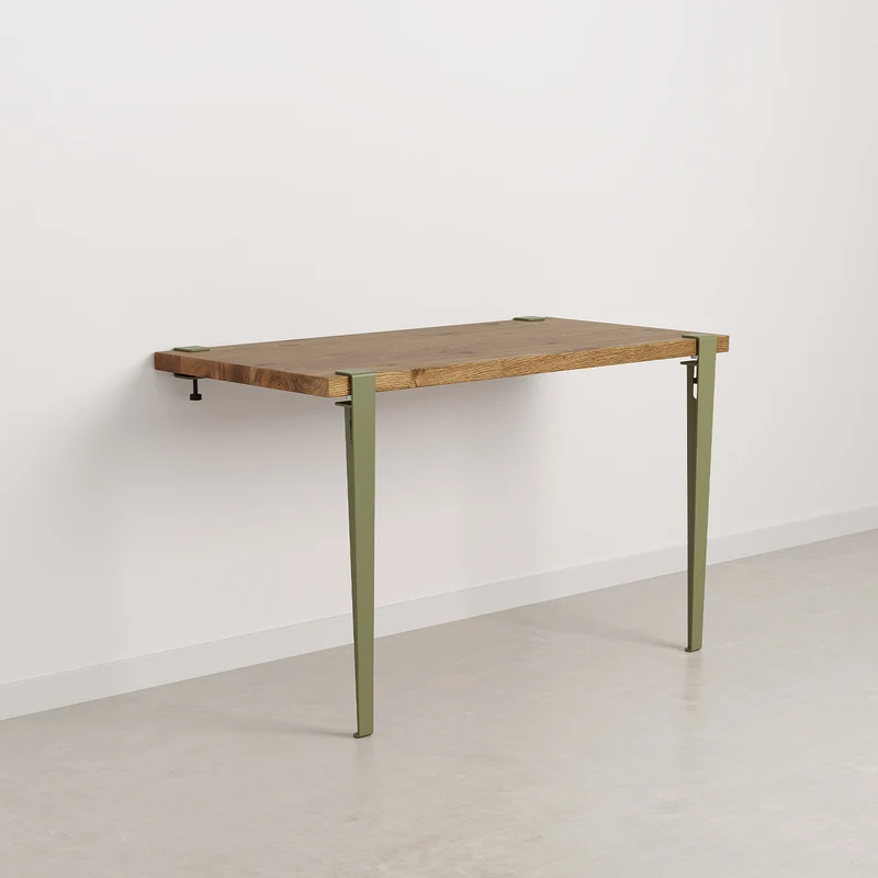 Bureau mural TIPTOE 120x60cm - bois ancien recyclé